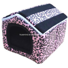 Pinky Eopard Grain Printing Lovely Pet House